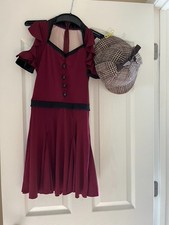 Weissman Maroon Ballet Dress with Leotard and Hat