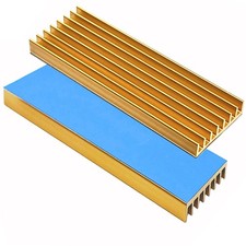 4PCS Anodized Aluminum Heatsink with with Thermal Conductive Adhesive Tape, 7...