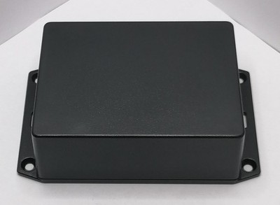 Hammond 1591XXSSFLBK Kunststoff ABS-Gehäuse 113x85x44 schwarz Flansch IP54