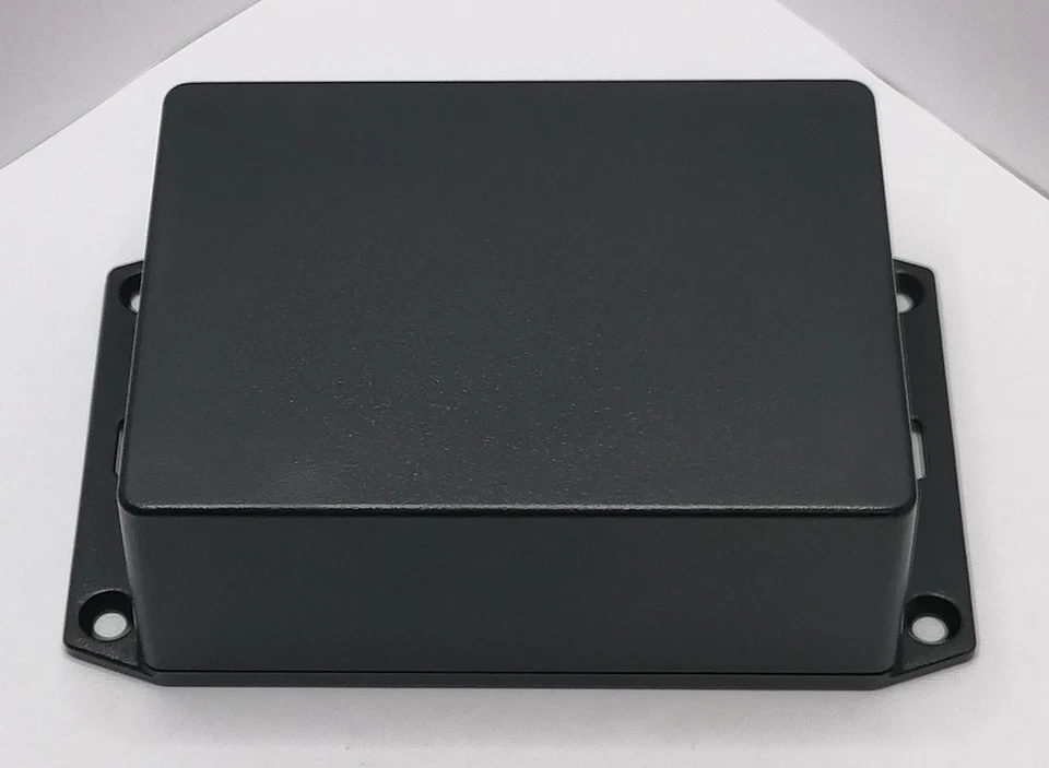 Hammond 1591XXSSFLBK Kunststoff ABS-Gehäuse 113x85x44 schwarz Flansch IP54