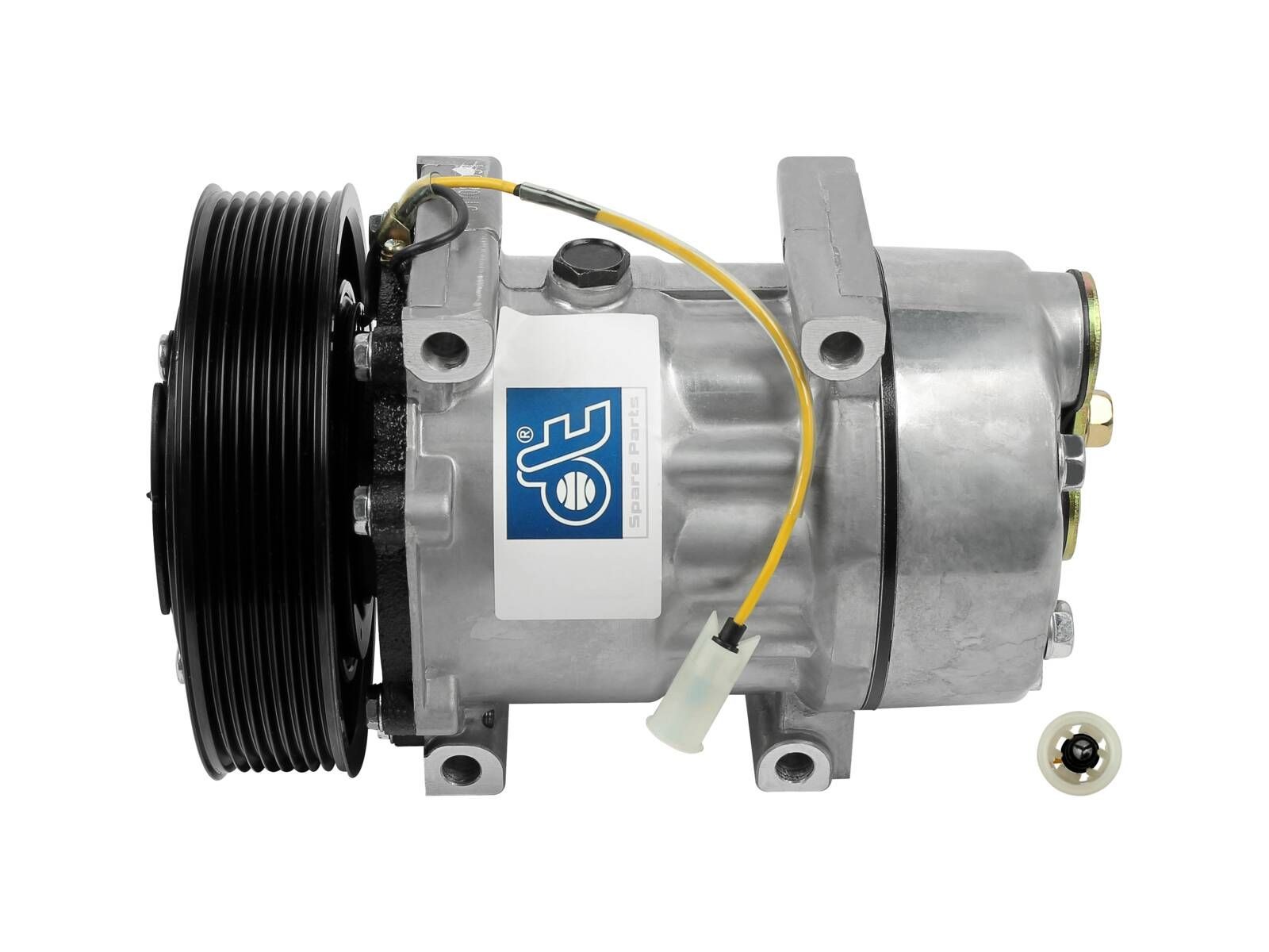 Compresseur climatisation DT Spare Parts 6.26602 24V poulie 8 PK camion