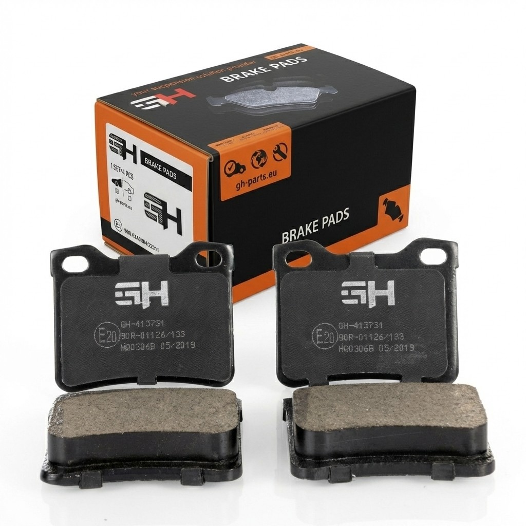 1x Brake Pads Rear for Peugeot 406 1995-2004