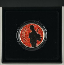2020 REMEMBRANCE DAY £5 SILVER PROOF boxed/coa