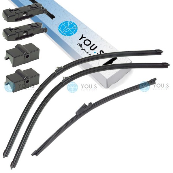 You.S Original Scheibenwischer SET Vorne + Hinten FüR VW Golf Plus (5M1, 521)-image