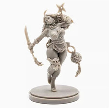 38mm resin Beauty Female Soldier Kingdom death Unpainted Unassembled