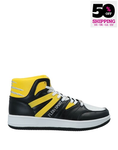 RRP€380 PHILIPP PLEIN SPORT High Top Sneakers US8.5 UK7.5 EU42 White Logo