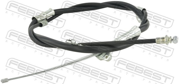 Febest Handbremsseil Bremsseil Links Passend FüR Toyota Camry Stufenheck-image