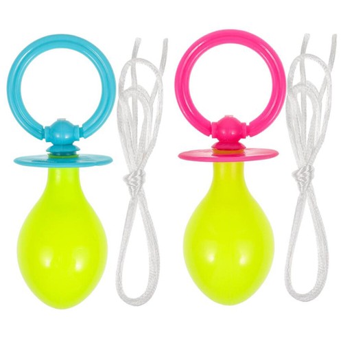 2 Pcs Large Fake Pacifier Baby Big Party Favor Cosplay Accessory