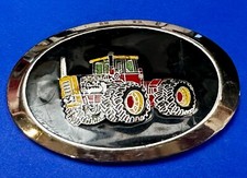 Corn Soy Farm Case IH International Harvester Tractor Farming Belt Buckle
