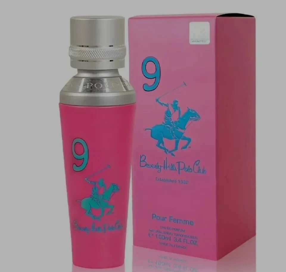 BEVERLY HILLS POLO CLUB #9 Mujer Eau De Parfum, 3.38 FL OZ NUEVO EN CAJA Foto 2 de 3