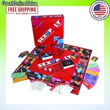 Sexopoly Board Game Couples Bedroom Foreplay Fantasy Romance Kink Mood Love