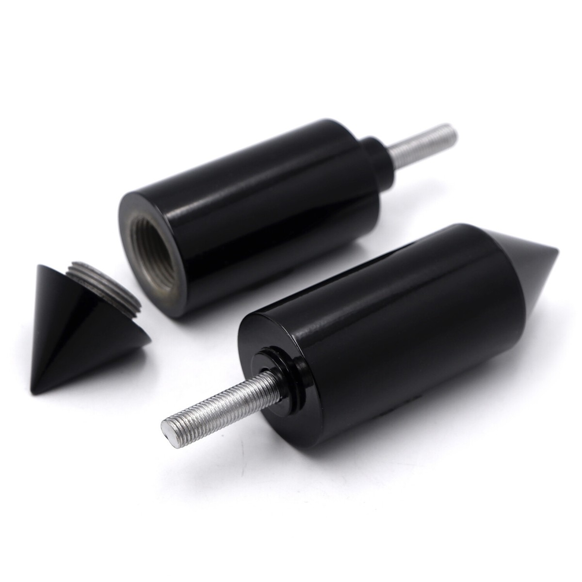 YZF-R1 Frame Sliders HTTMT Chrome Spike Frame Sliders For 2002-2003 ...