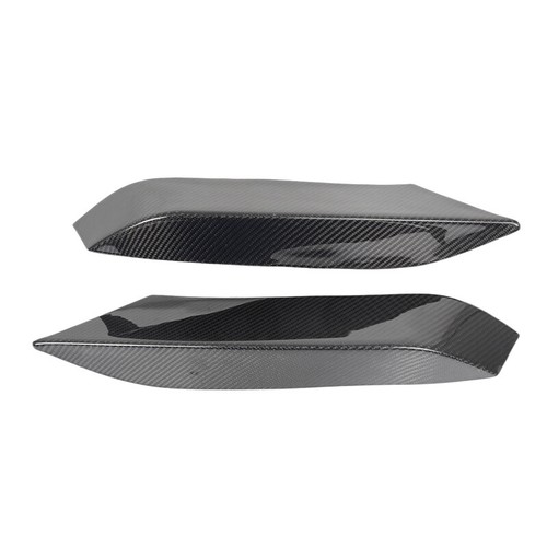 REAL CARBON FIBER FOR BMW F80 M3 F82 M4 FRONT BUMPER UPPER VENT COVER+SPLITTERS - Foto 10 di 13