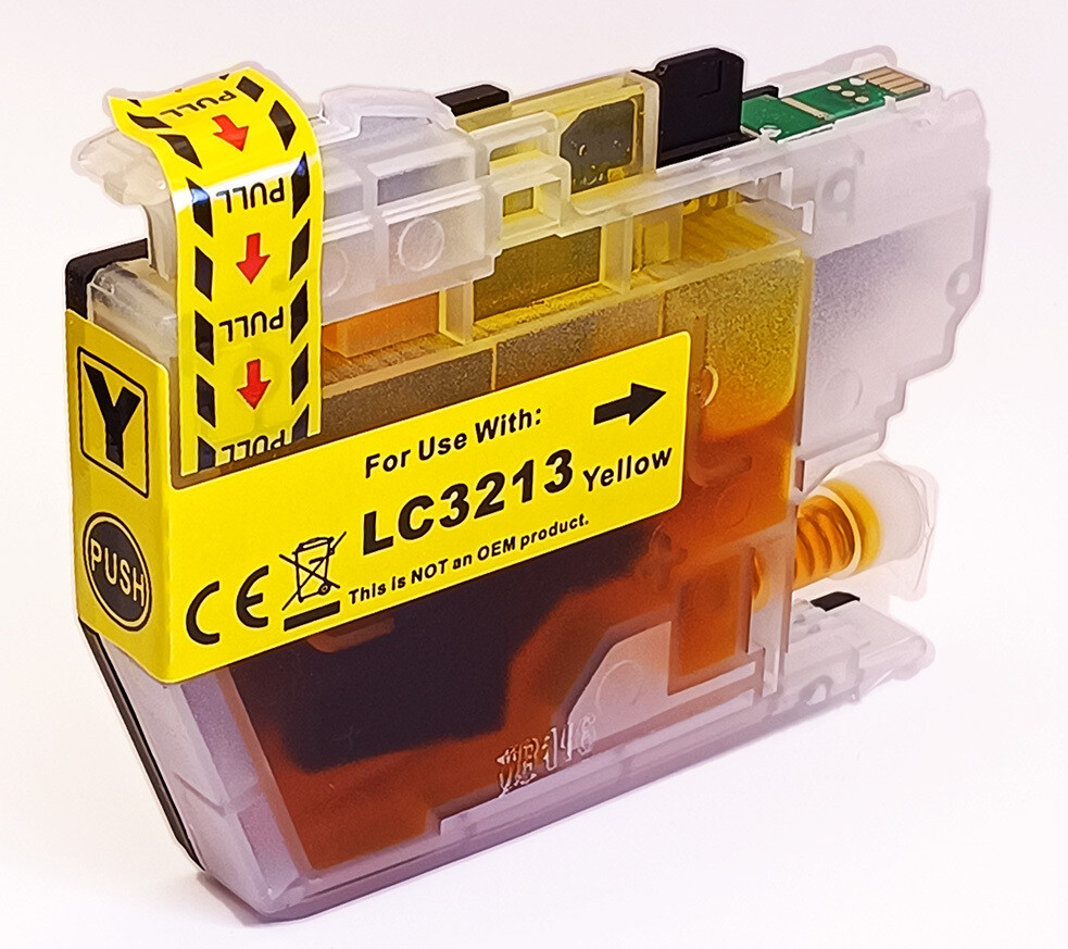 Patronenprofis Kompatible Druckerpatrone LC-3211/LC-3213 XL Yellow – 9 Ml XL Füllmenge Für Brother Drucker
