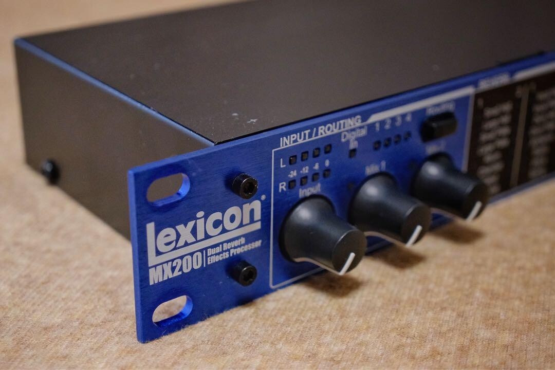 Lexicon MX200 Dual Reverb Effects Processor Tested Working Lexicon MX200 Dual Reverb Effects Processor Tested Working