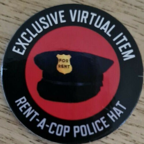 Roblox RENT-A-COP POLICE HAT Virtual Item CODE - QUICK Delivery