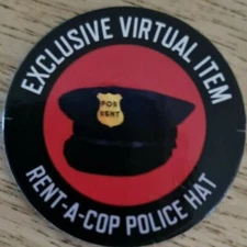 Roblox RENT-A-COP POLICE HAT Virtual Item CODE - QUICK Delivery Jailbreak