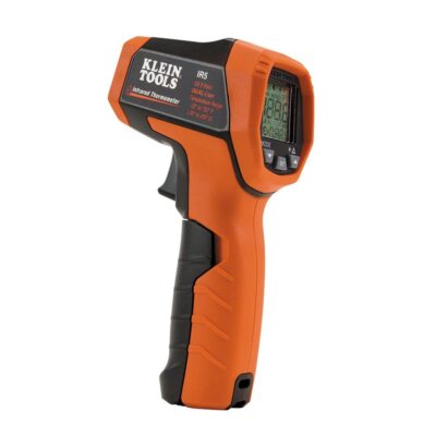 Klein Tools IR5 Infrared Thermometer Dual Laser Adjustable Emissivity 752F