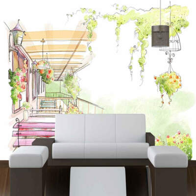 Basket Pink Board 3D Full Wall Mural Photo Wallpaper Printing Home Kids Decor