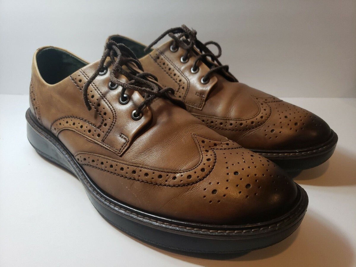 Ecco Brown Leather Oxford Shoes with Brogue Detailing. Brand new no box. Ecco Danish Design Oxford Men main image 3