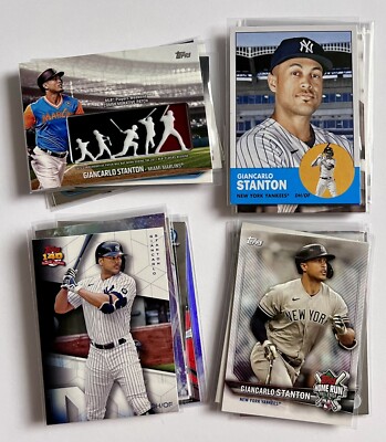 Giancarlo Stanton 30 Card Lot No Duplicates 2018 Topps Players Weekend Patch MLB