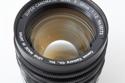 EXC+++++】 Canon Super Canomatic R 58mm f1.2 Lens FL FD Mount From