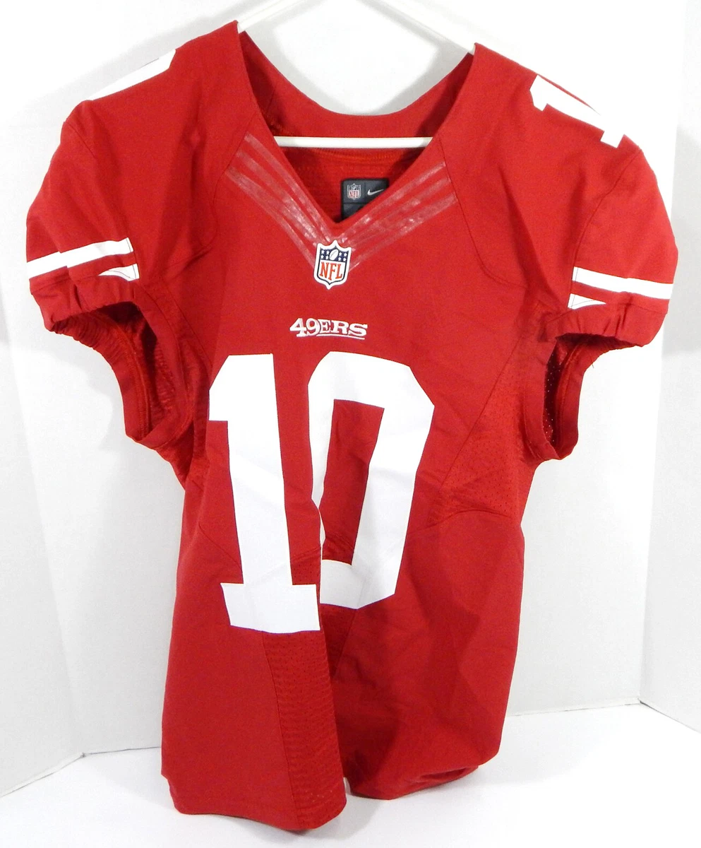 2016 San Francisco 49ers Bruce Ellington 10 Game Issued Red
