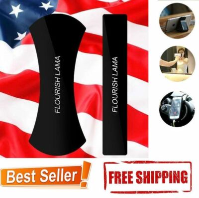 2 PCS Phone Sticker Flourish Lama Nano Rubber Fixate Gel Pad Phone Holder
