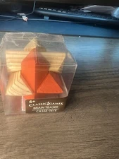 Classic Games Brain Teaser Wood Puzzle Unique Puzzle Shape