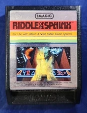 VINTAGE 1982 IMAGIC/ATARI RIDDLE OF THE SPHINX GAME w/ BOOKLET