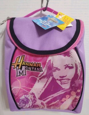 Hannah Montana Miley Cyrus Disney Channel Lunchbox Lunch Bag y2k