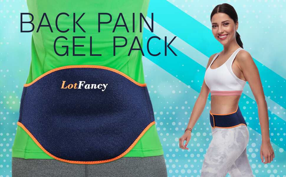 Back Pain Gel Pack, Reusable & Flexible Hot or Cold Pack for Pain Relief Waist eBay