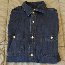 Goodfellow Standard Fit Button Down Shirt Size Small