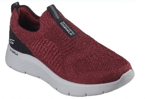 Zapatilla deportiva SKECHERS Go Walk Flex-Peerless para hombre, roja/negra 216506/RDBK - Imagen 2 de 2