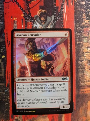 MTG Card : (1x) Akroan Crusader (Ultimate Masters) FOIL