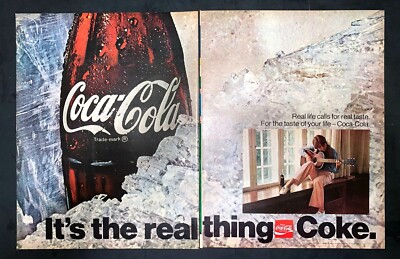 Life Magazine Ad COCA-COLA Cigarettes 1969 AD