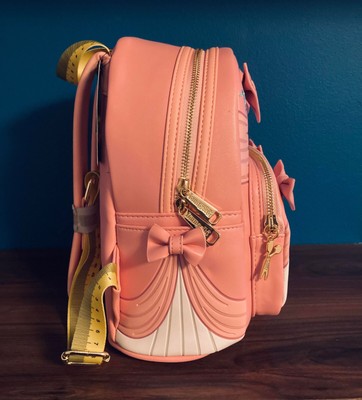 Pink Cinderella theme loungefly bag, like new no stains Loungefly Disney Cinderella Pink Dress with mice Mini  main image 4