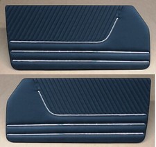 2 pannelli neri Alfa Romeo Duetto e Spider dal 70 al 78 -door panels 