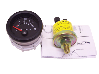 RSR Öldruck-Anzeige Set 52mm (Retro Look) - Inkl. Geber, Für VW G60, VR6, Turbo & Mehr