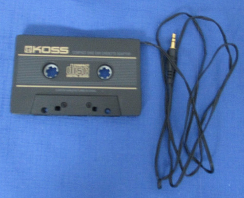 Vintage Koss Compact Disc CD Cassette Car Adapter Converter