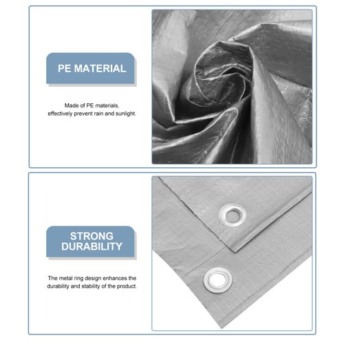 Waterproof Shade Cloth Outdoor Clear Tarp Curtain Cover Water-proof - Picture 5 of 12
