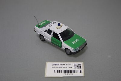 GAMA Made in Germany MERCEDES Benz 190E Mod M 1:43  ''Polizei'' Made in W. Germany