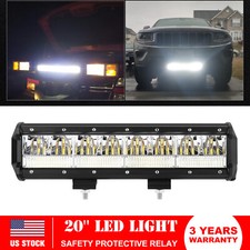 20 Inch Led Work Light Bar Spot Flood Combo Driving Fog Lamp Offroad Truck Atv