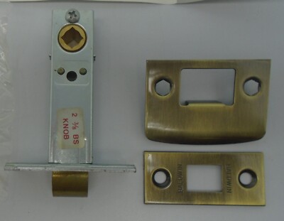 Baldwin 5495.050 Interior Passage 2-3/8-Inch Backset Satin Brass/Black 152I