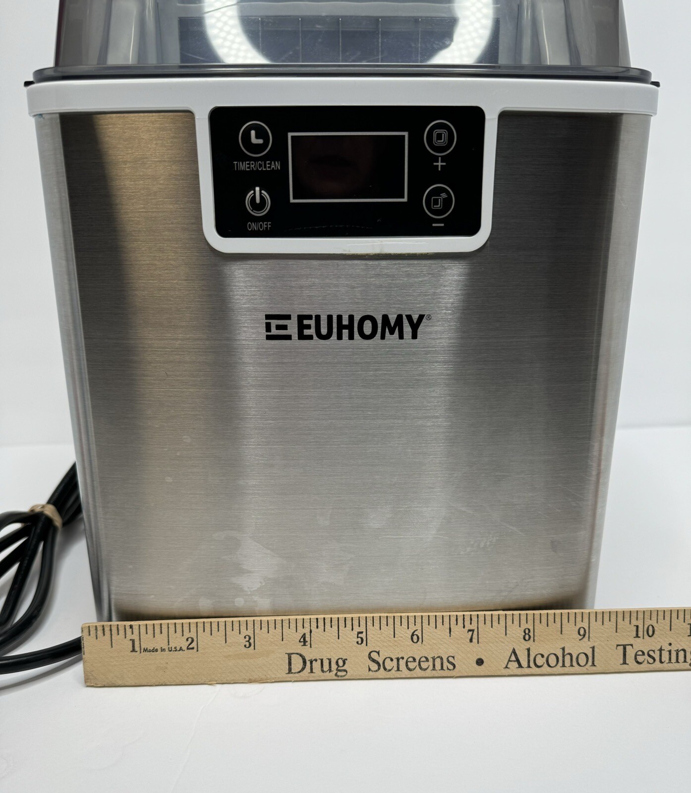 EUHOMY IMFP Ice Maker Machine Countertop 2 Ways to Add Water See