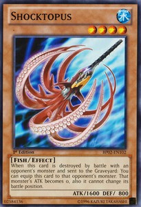 Shocktopus - BP02-EN102 - Common - 1st Edition x3 - Near Mint