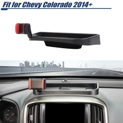 Mount Phone Holder Storage Tray Dash Box Organizer For Chevy Colorado CANYON 14+