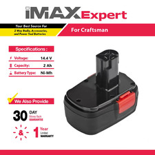 14.4V 2Ah NiMh Battery for Craftsman 11044, 130279002, 130251008, 1325101