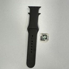 Apple Watch Sport Band 42mm 44/45/49 Genuine OEM Dark Gray M/L Used RARE