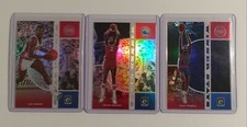 2019-20 DONRUSS OPTIC PRIZM WINNER STAYS 5 JOE DUMARS 13 MOSES MALONE 19 ISIAH T